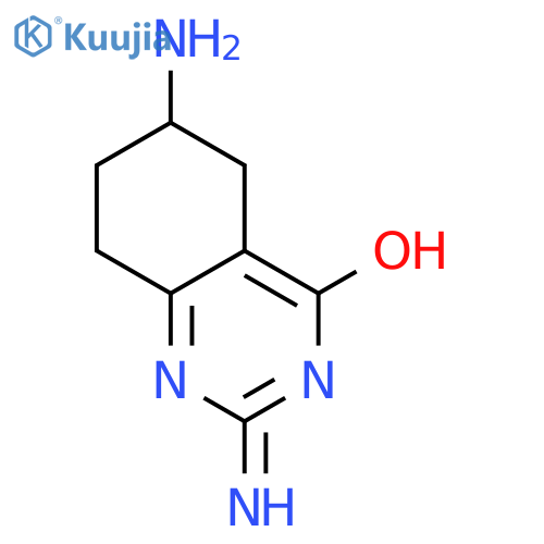 2,6-Diamino-5,6,7,8-tetrahydroquinazolin-4(3H)-one structure