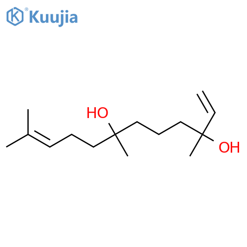 3,7,11-Trimethyldodeca-1,10-diene-3,7-diol structure