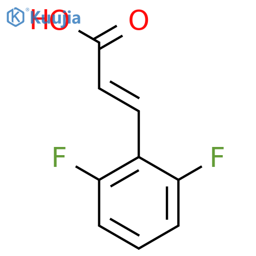 2,6-Difluorocinnamic acid structure