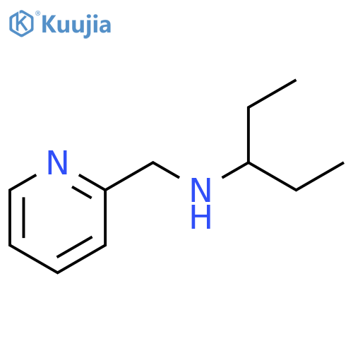 (pentan-3-yl)[(pyridin-2-yl)methyl]amine structure