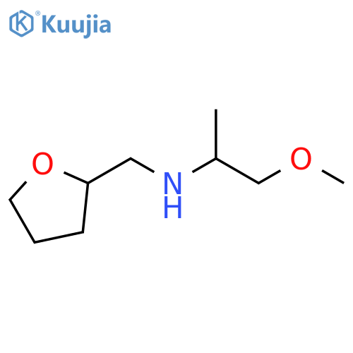 (1-methoxypropan-2-yl)[(oxolan-2-yl)methyl]amine structure