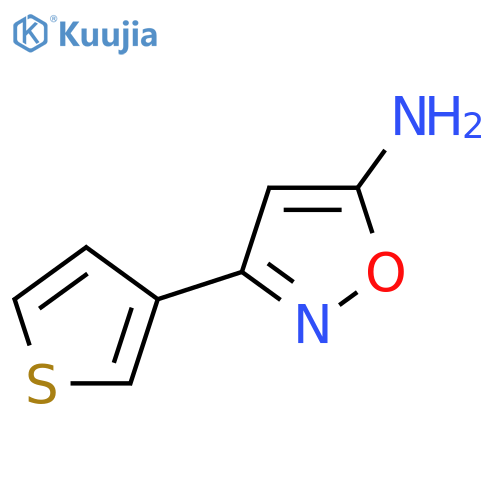 3-(Thiophen-3-yl)isoxazol-5-amine structure