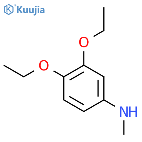 3,4-diethoxy-N-methylaniline structure