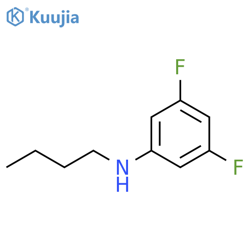 N-butyl-3,5-difluoroaniline structure