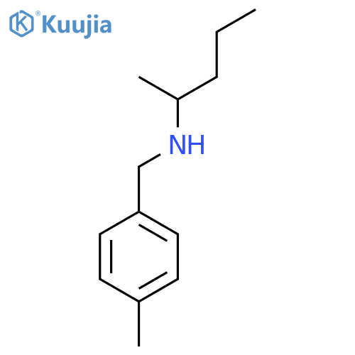 [(4-Methylphenyl)methyl](pentan-2-yl)amine structure