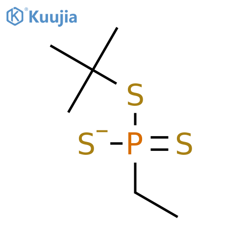 Phosphonotrithioic acid, ethyl-, mono(1,1-dimethylethyl) ester structure