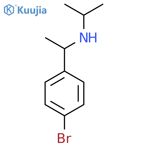 1-(4-bromophenyl)ethyl(propan-2-yl)amine structure