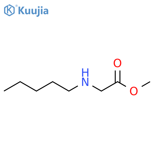 methyl 2-(pentylamino)acetate structure