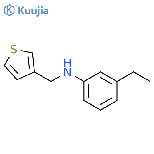 3-ethyl-N-(thiophen-3-yl)methylaniline structure