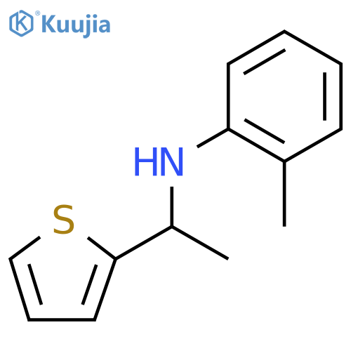 2-methyl-N-1-(thiophen-2-yl)ethylaniline structure