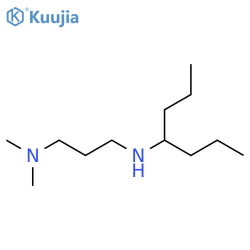 3-(dimethylamino)propyl(heptan-4-yl)amine structure