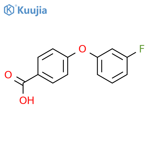 4-(3-Fluorophenoxy)-benzoic Acid structure