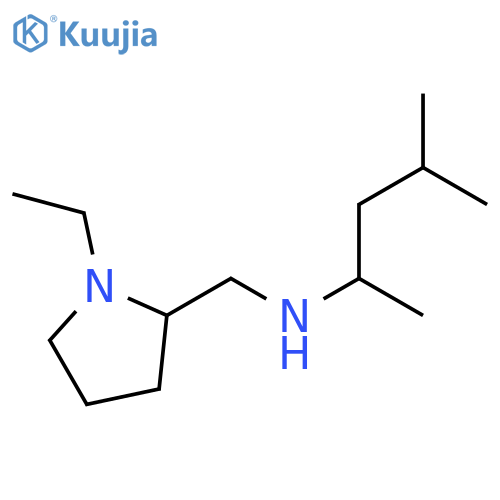 [(1-ethylpyrrolidin-2-yl)methyl](4-methylpentan-2-yl)amine structure