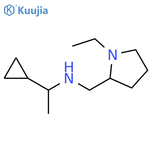 (1-cyclopropylethyl)[(1-ethylpyrrolidin-2-yl)methyl]amine structure