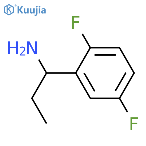 1-(2,5-difluorophenyl)propan-1-amine structure