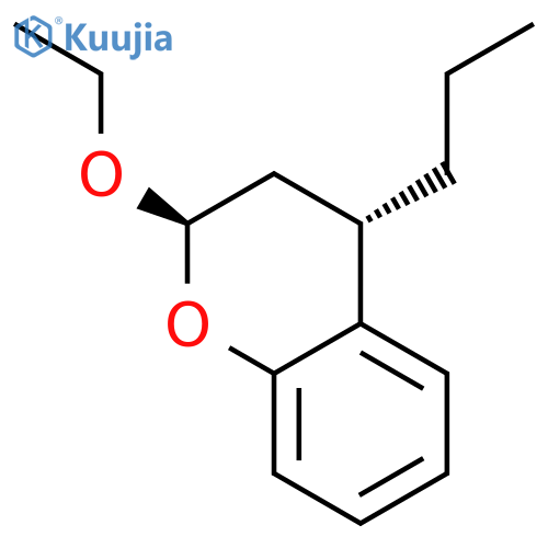 2H-1-Benzopyran, 2-ethoxy-3,4-dihydro-4-propyl-, trans- structure