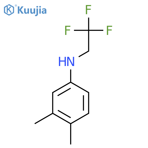 3,4-dimethyl-N-(2,2,2-trifluoroethyl)aniline structure
