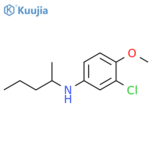 3-chloro-4-methoxy-N-(pentan-2-yl)aniline structure