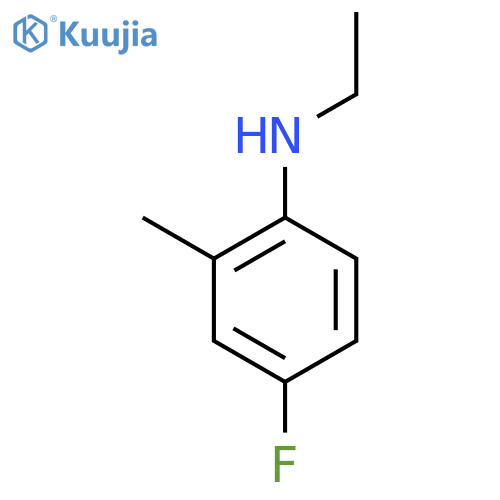 N-Ethyl-4-fluoro-2-methylaniline structure