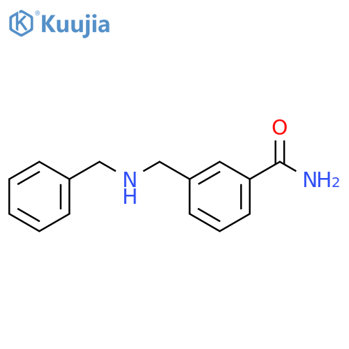 Benzamide, 3-[[(phenylmethyl)amino]methyl]- structure
