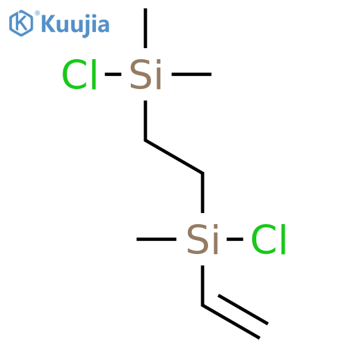 SILANE, CHLORO[2-(CHLORODIMETHYLSILYL)ETHYL]ETHENYLMETHYL- structure