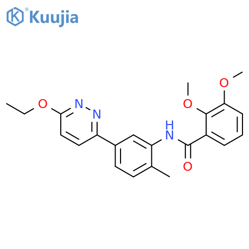 N-[5-(6-ethoxypyridazin-3-yl)-2-methylphenyl]-2,3-dimethoxybenzamide structure