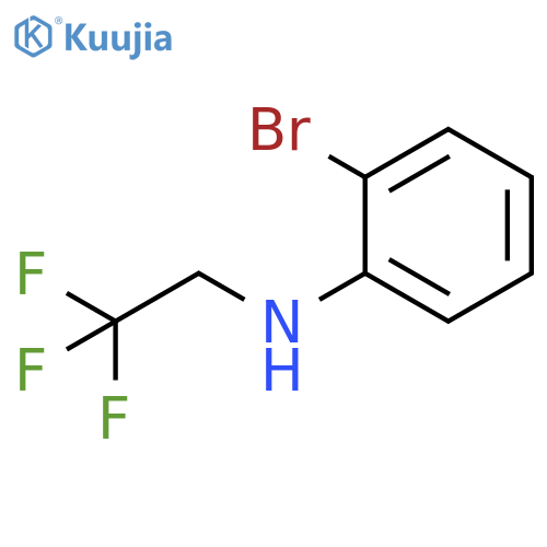 2-bromo-N-(2,2,2-trifluoroethyl)aniline structure