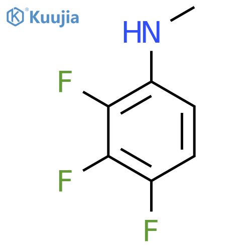 2,3,4-trifluoro-N-methylaniline structure