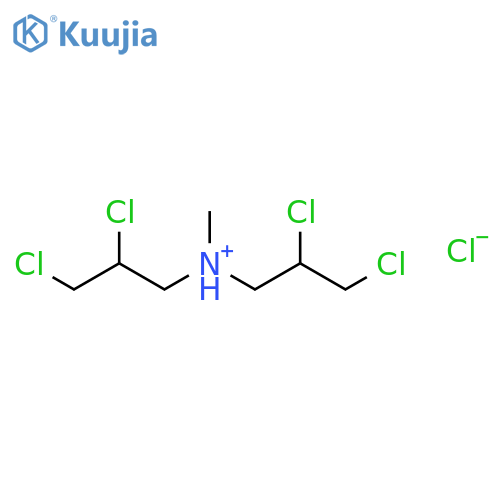 1-Propanamine,1,2-dichloro-N-(1,2-dichloropropyl)-N-methyl-, hydrochloride (1:1) structure