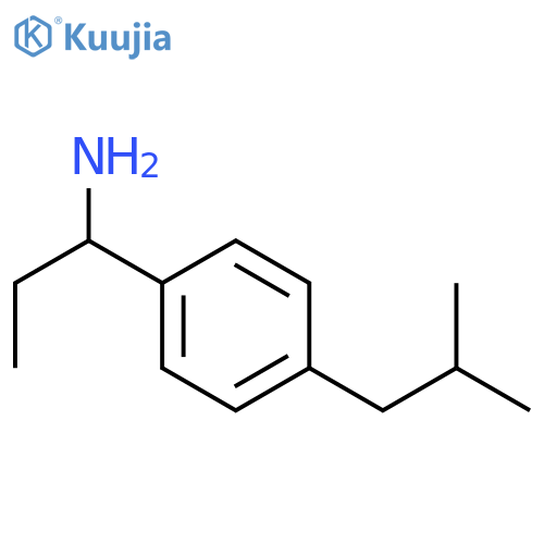 1-(4- tert -Butyl-phenyl)-propylamine structure