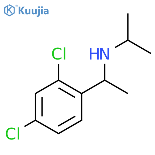 1-(2,4-dichlorophenyl)ethyl(propan-2-yl)amine structure