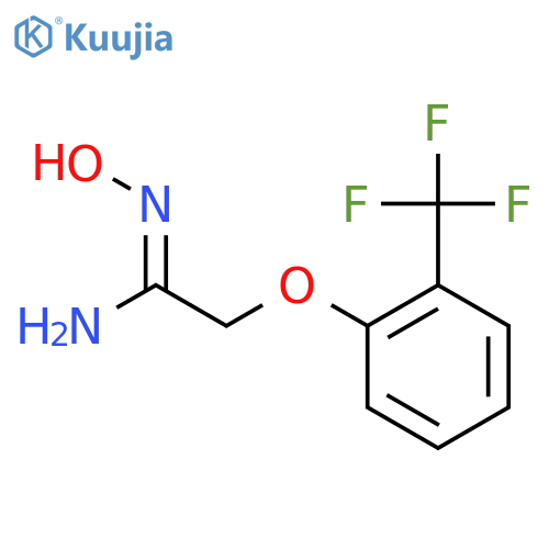 N-Hydroxy-2-(2-trifluoromethyl-phenoxy)-acetamidine structure