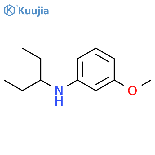3-methoxy-N-(pentan-3-yl)aniline structure