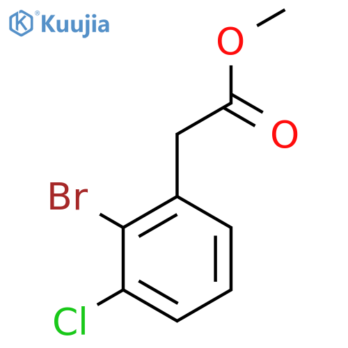 Methyl 2-(2-bromo-3-chlorophenyl)acetate structure