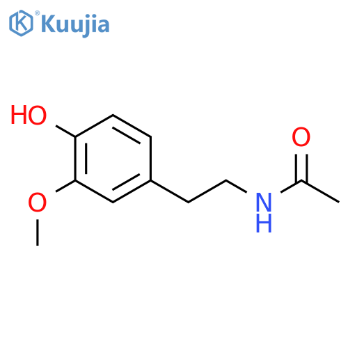 Acetamide, N-[2-(4-hydroxy-3-methoxyphenyl)ethyl]- structure