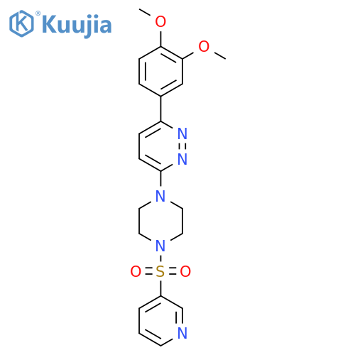 3-(3,4-dimethoxyphenyl)-6-[4-(pyridine-3-sulfonyl)piperazin-1-yl]pyridazine structure