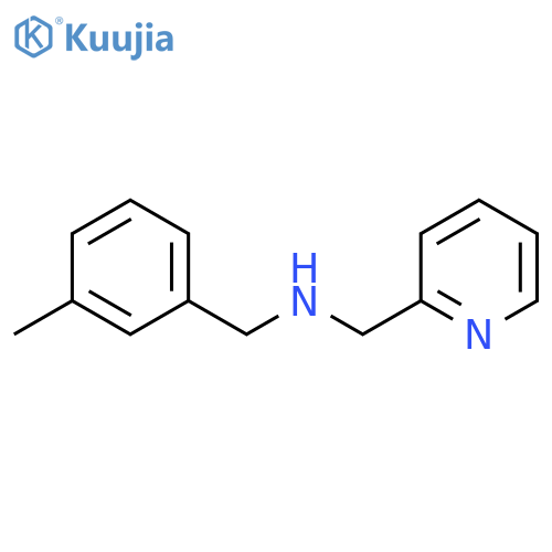 [(3-methylphenyl)methyl][(pyridin-2-yl)methyl]amine structure