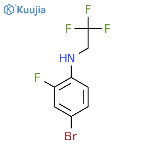 4-bromo-2-fluoro-N-(2,2,2-trifluoroethyl)aniline structure