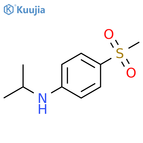 4-methanesulfonyl-N-(propan-2-yl)aniline structure