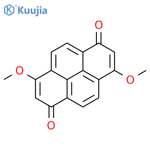 1,6-Pyrenedione, 3,8-dimethoxy- structure
