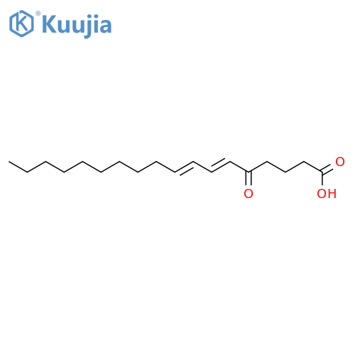 (6E,8Z)-5-Oxo-6,8-octadecadienoic Acid structure