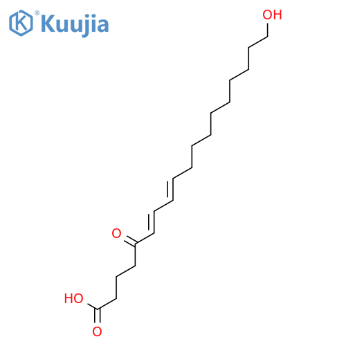 (6E,8Z)-18-Hydroxy-5-oxo-6,8-octadecadienoic Acid structure