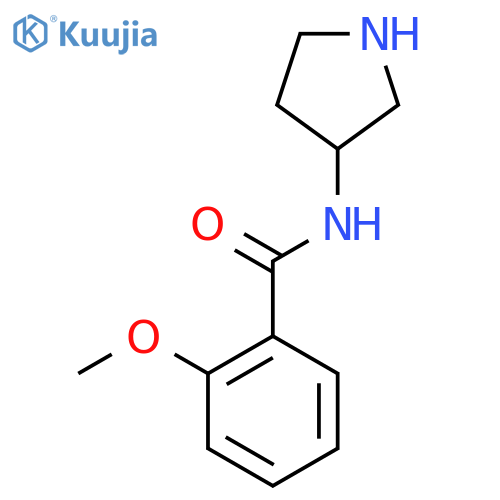 2-Methoxy-N-3-pyrrolidinyl-benzamide hydrochloride structure