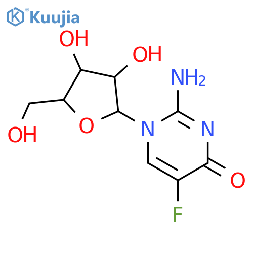 4(1H)-Pyrimidinone,2-amino-1-b-D-arabinofuranosyl-5-fluoro- structure