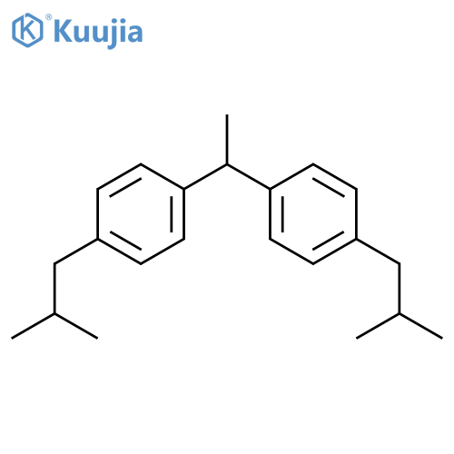 1,1-Bis(p-isobutylphenyl)ethane structure