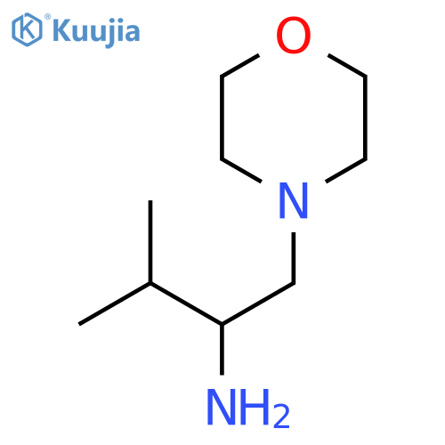 3-Methyl-1-(morpholin-4-yl)butan-2-amine structure