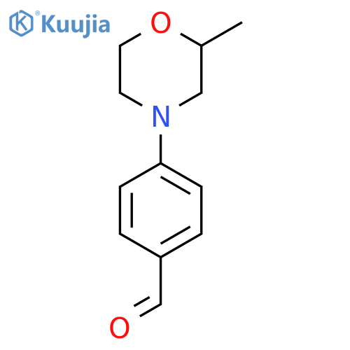 4-(2-Methylmorpholin-4-yl)benzaldehyde structure
