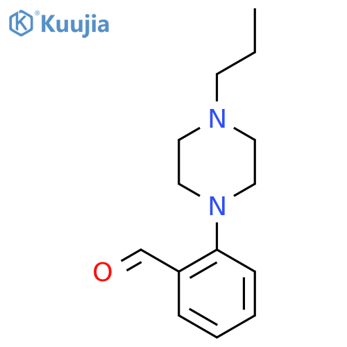 2-(4-Propylpiperazin-1-yl)benzaldehyde structure