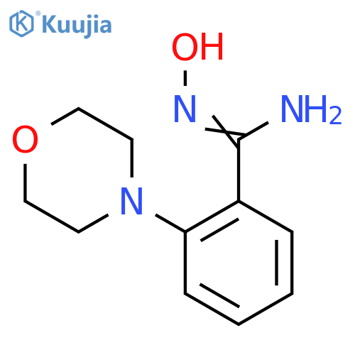 N'-Hydroxy-2-(4-morpholinyl)benzenecarboximidamide structure