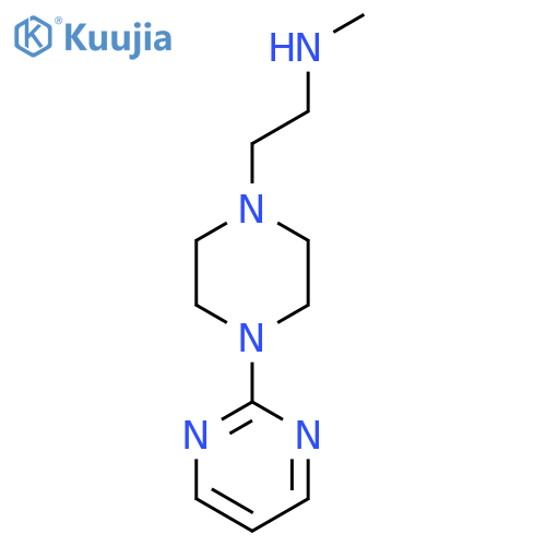 methyl({2-4-(pyrimidin-2-yl)piperazin-1-ylethyl})amine structure